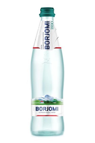 картинка  Минеральная природная лечебно-столовая питьевая  вода Боржоми газированая 0,5 л 