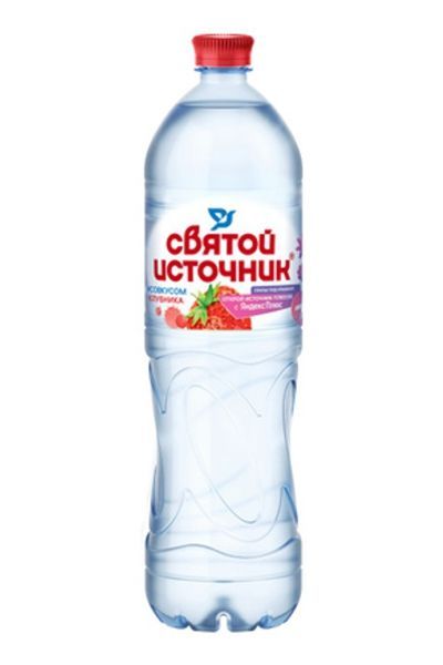 картинка Напиток  негазированный безалкогольный Святой Источник со вкусом клубники 1,50 л 