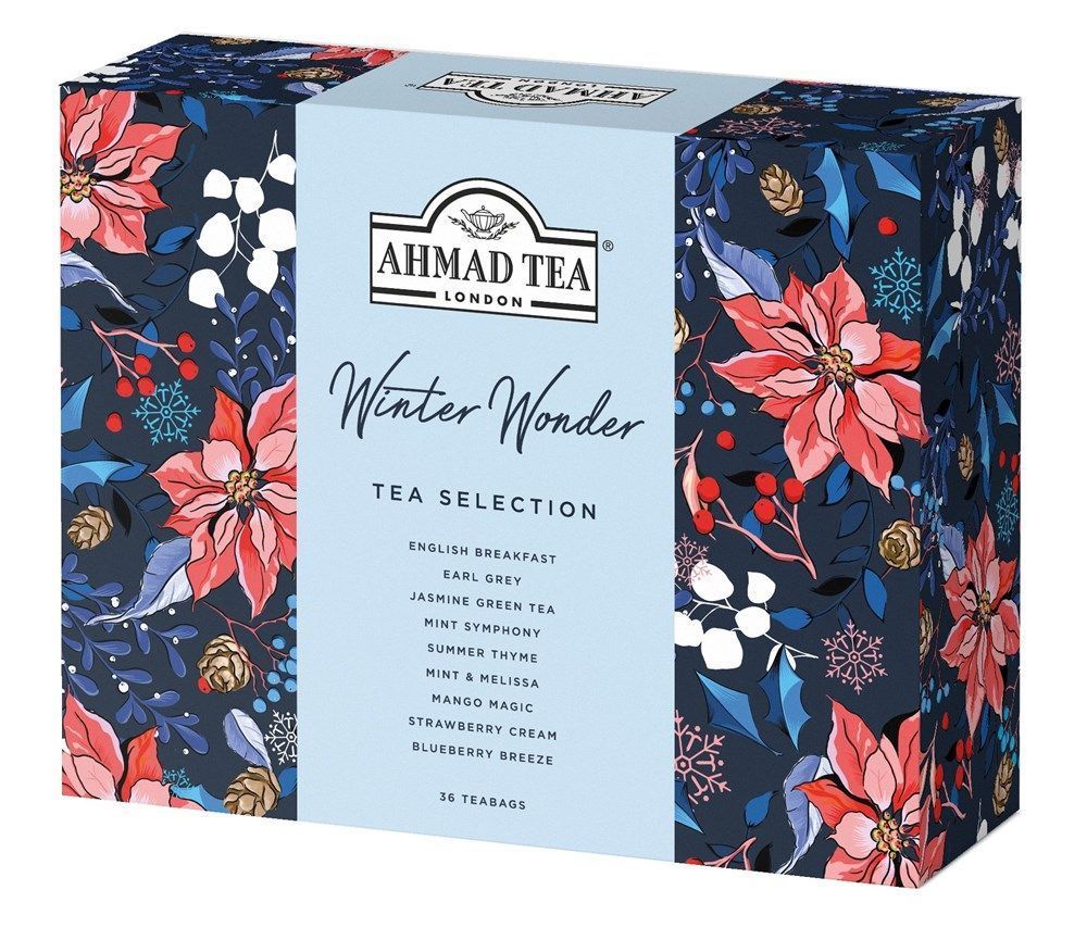 картинка Чай Ahmad ассорти Зимнее чудо пакетики 9х4х1,8 г