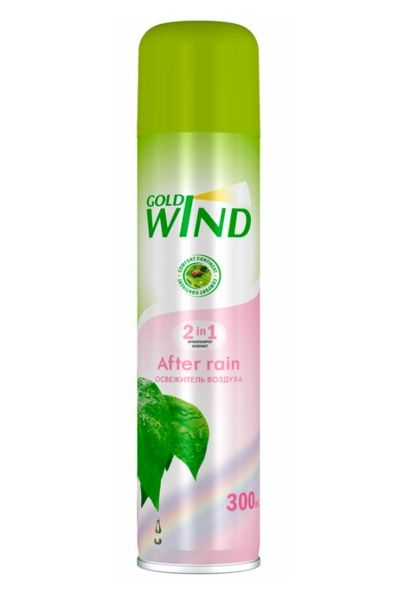 картинка Освежитель воздуха  Gold Wind After rain 300 мл, РОССИЯ