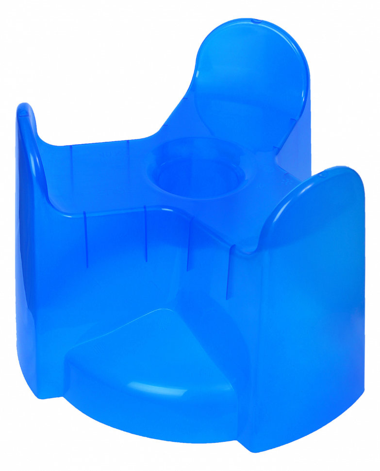 картинка Подставка пластиковая под бутыль стекер, цв. синий