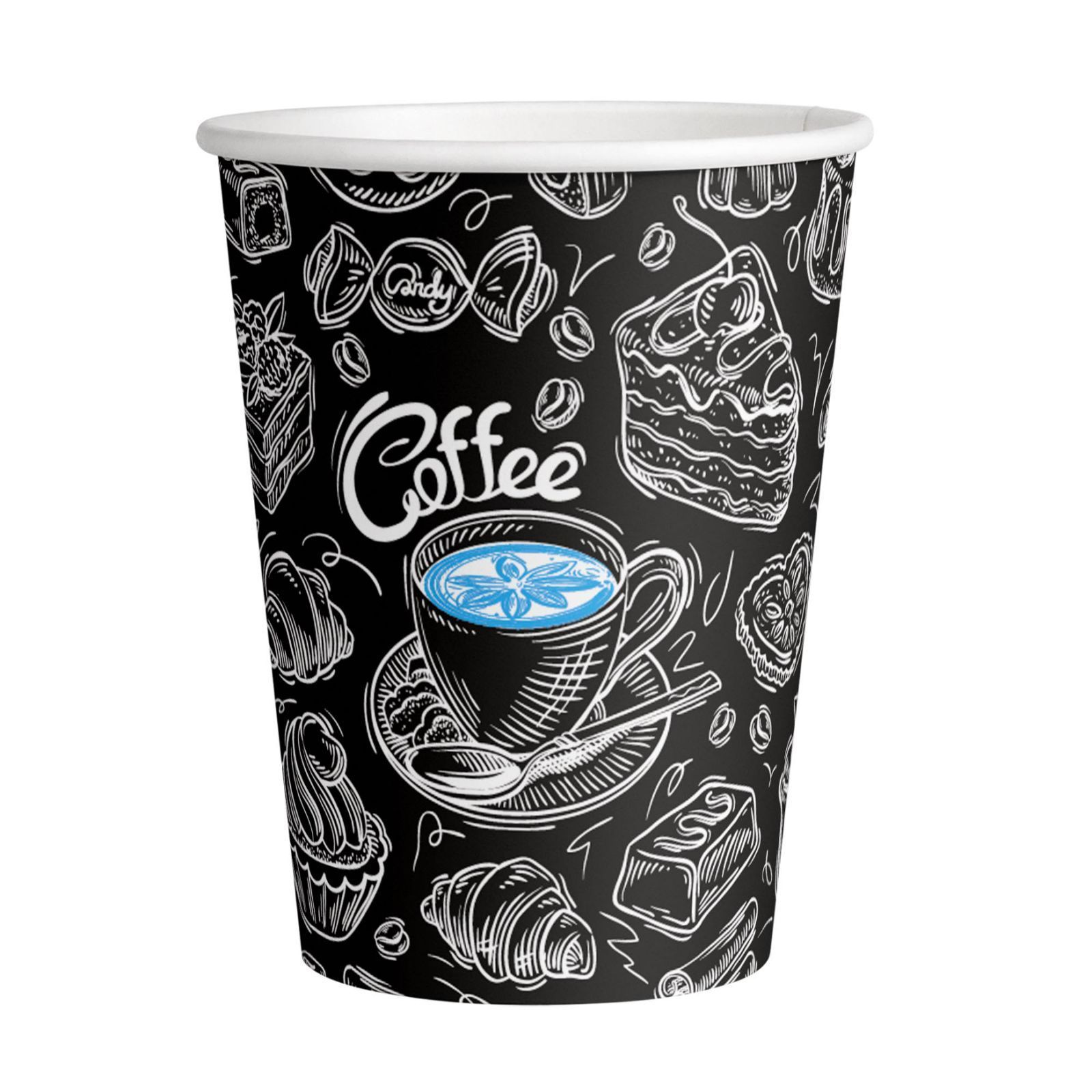 картинка Стакан бумажный 350 мл  50 шт. Десерт