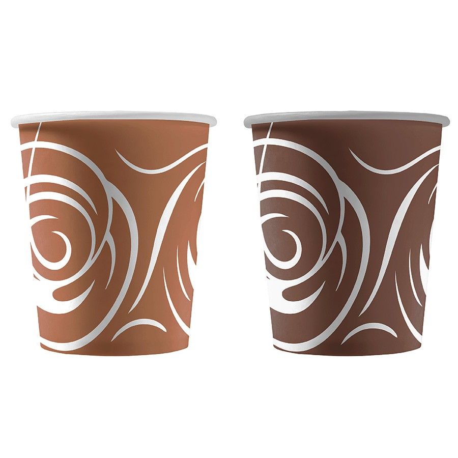 картинка Стакан бумажный 250 мл однослойный 50 шт. Крема кофе
