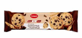 картинка Печенье  Chocolate & Wheat пшеница и шоколад 145 г