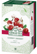 картинка Чай Ahmad травяной Черри Десерт вишня и шиповник саше 20х2 г