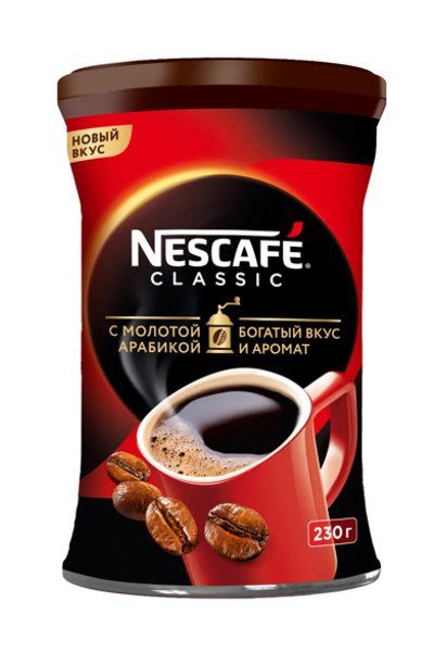 картинка Кофе Nescafe Classic растворимый порошкообразный ж/банка 230 г