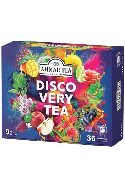 картинка Чай Ahmad ассорти Чайное открытие саше 12х2 г,12х1,5 г,12х1,8 г