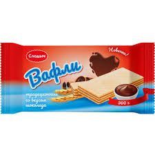 картинка Вафли Традиционные с шоколадным вкусом 300
