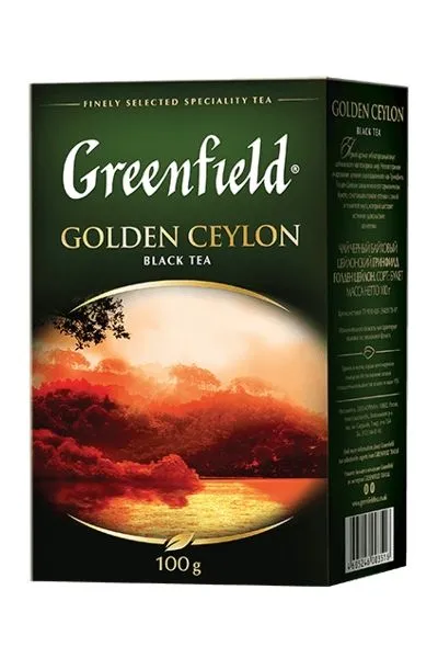 картинка Чай Greenfield черный Golden Ceylon 100 г