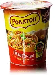 картинка Лапша быстрого приготовления Роллтон с говядиной,70 г