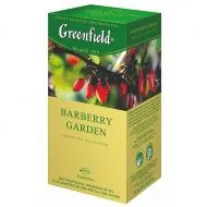 картинка Чай Greenfield черный Barberry Garden барбарис саше 25х1,5 г