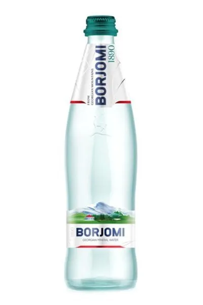 картинка  Минеральная природная лечебно-столовая питьевая  вода Боржоми газированая 0,5 л 