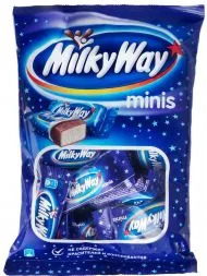 картинка Шоколадный батончик Milky Way minis пач. 176 гр.