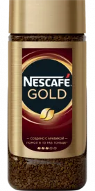 картинка Кофе Nescafe Gold растворимый сублимированный стекло 190 гр.