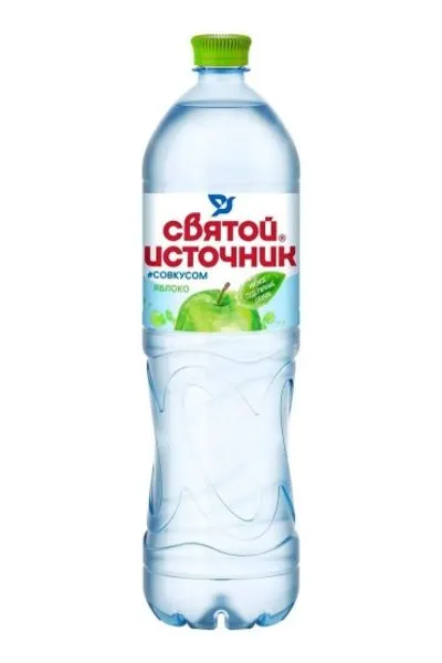 картинка Напиток  негазированный безалкогольный Святой Источник со вкусом яблока 1,50 л 