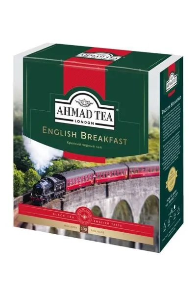 картинка Чай Ahmad черный Английский Завтрак саше 100х2 г