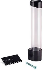 картинка Держатель для стаканов на шурупах черный