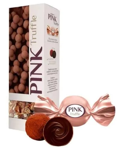 картинка Конфеты  Сладкий Орешек PINK Truffle 163г коробка