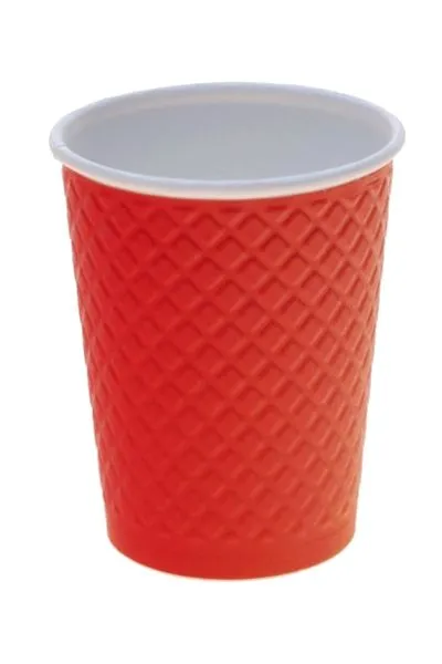 картинка Стакан бумажный 400 мл, 25 шт., Waffle Red