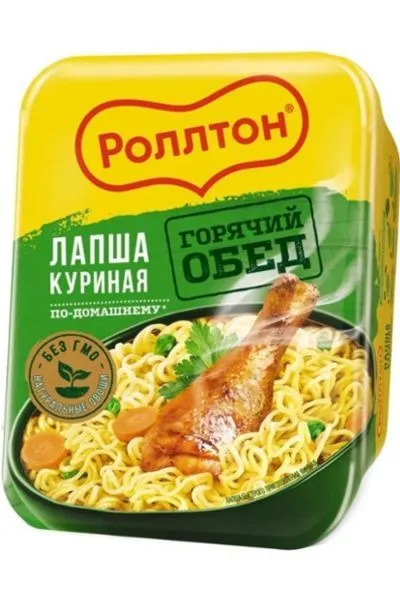 картинка Лапша быстрого приготовления Роллтон куриная по-домашнему,90 г