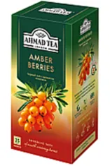 картинка Чай Ahmad черный Amber Berries/Янтарные Ягоды саше  25х1,8 г