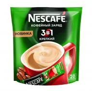 картинка Кофейный напиток Nescafe 3 в 1 Крепкий растворимый (20шт х14,5 гр.)