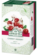 картинка Чай Ahmad травяной Черри Десерт вишня и шиповник саше 20х2 г