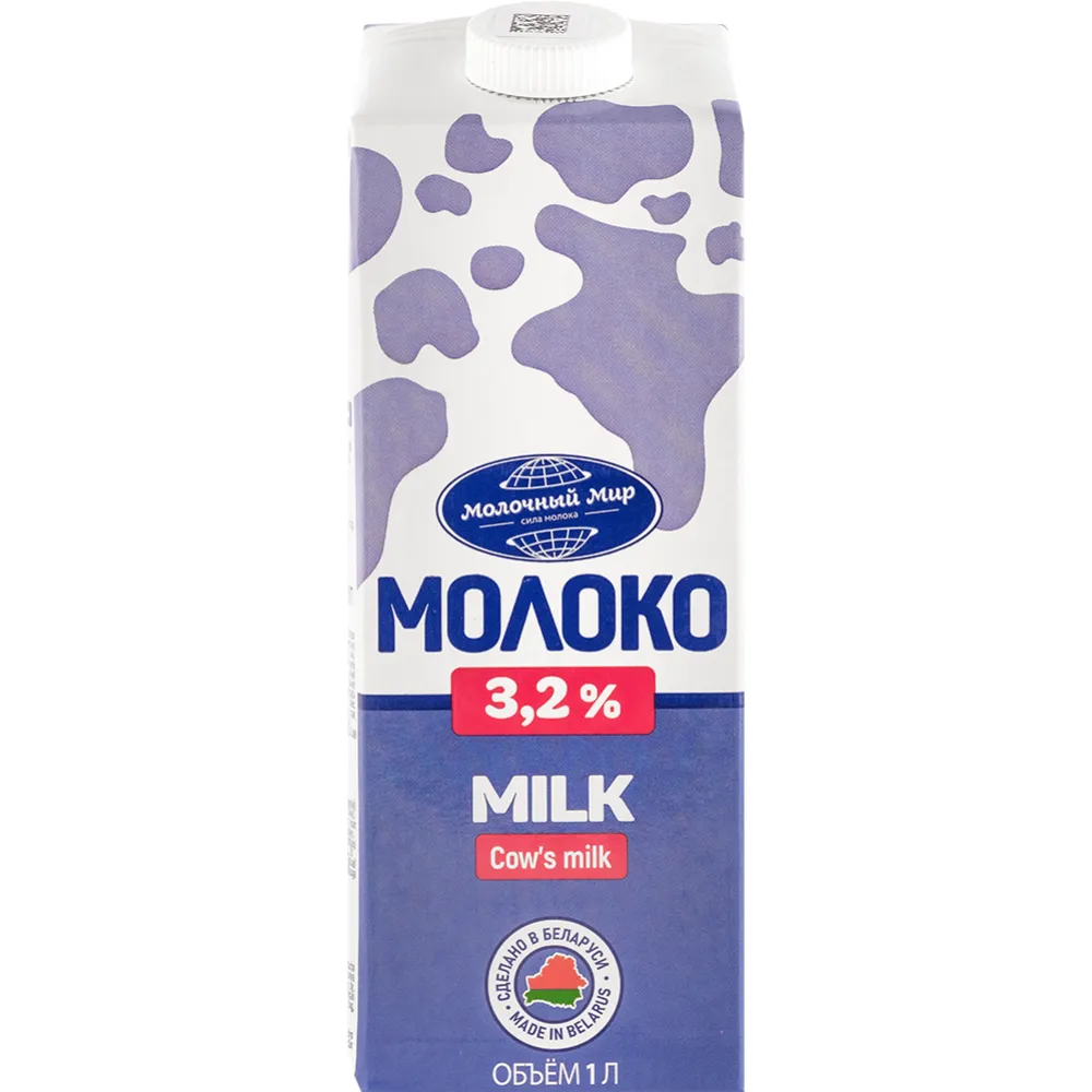 картинка Молоко Молочный мир стерилизованное 3,2%  1 л