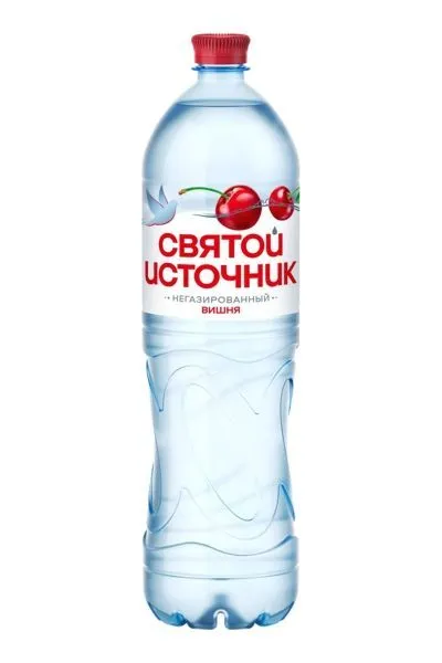 картинка Напиток  негазированный безалкогольный Святой Источник со вкусом вишни 1,50 л 