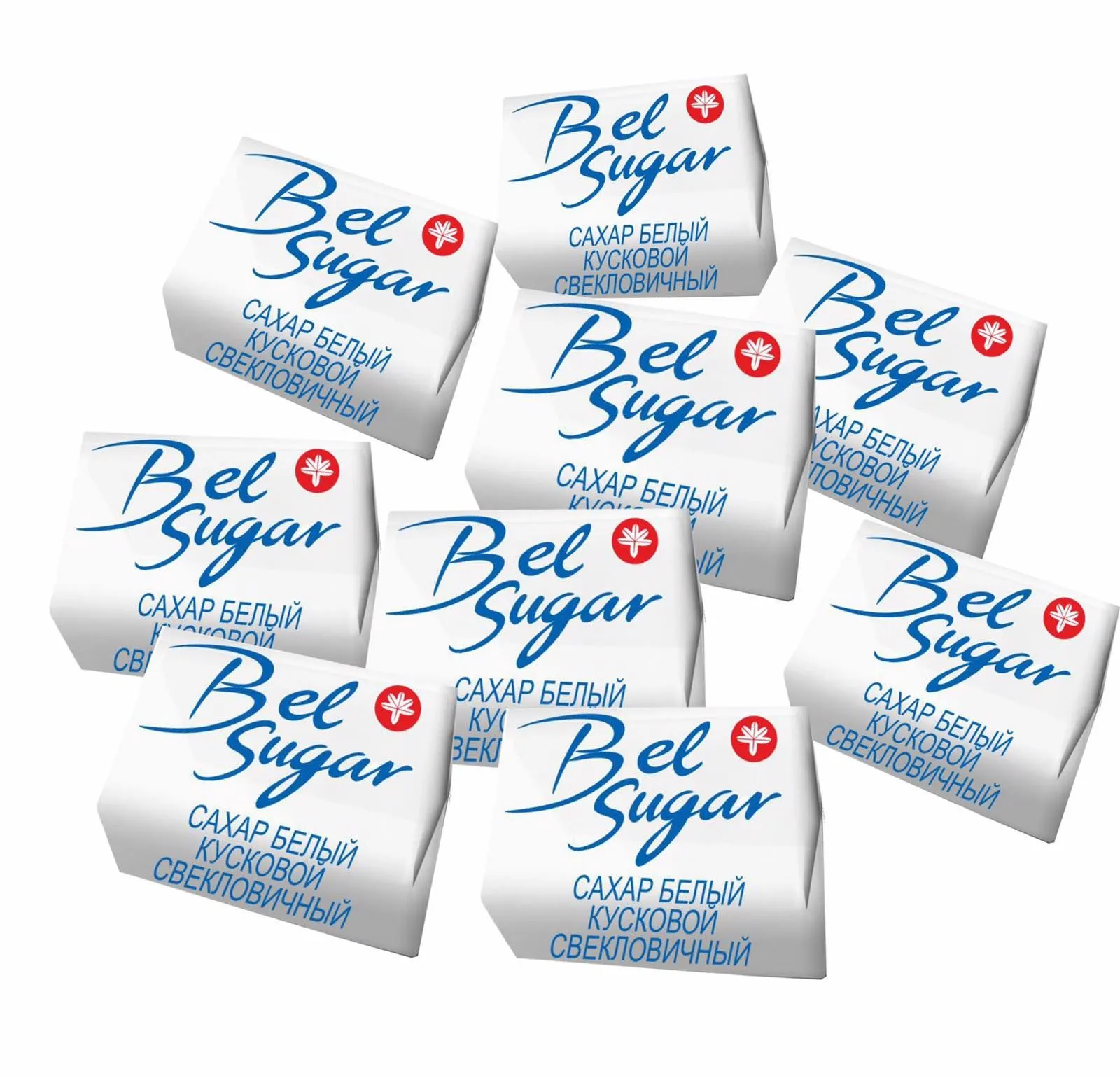 картинка Сахар "Bel Sugar" кусковой 270 г (60 шт, по 4,5 г)