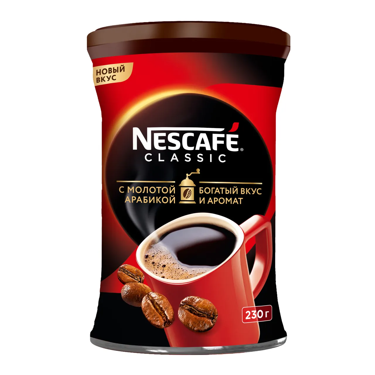 картинка Кофе Nescafe Classic растворимый порошкообразный ж/банка 230 г